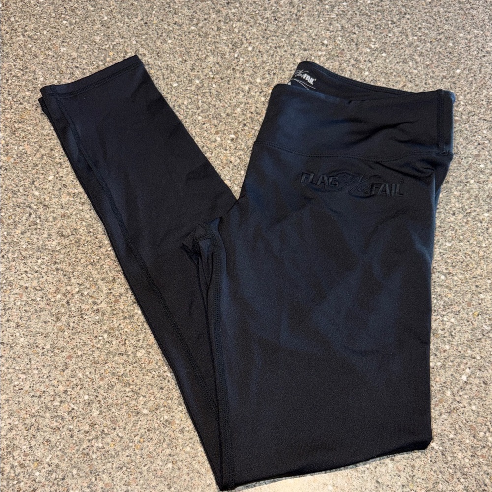 Flag Nor Fail Black Leggings